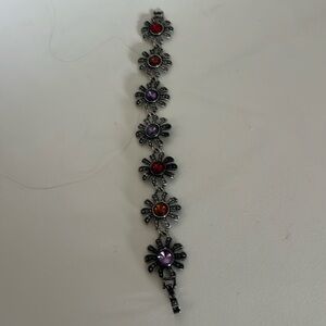 Bohemian floral bracelet multicolored